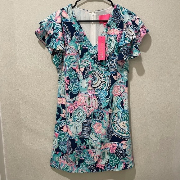 Lilly Pulitzer Kathie Dress size zero. NWT - Picture 3 of 10